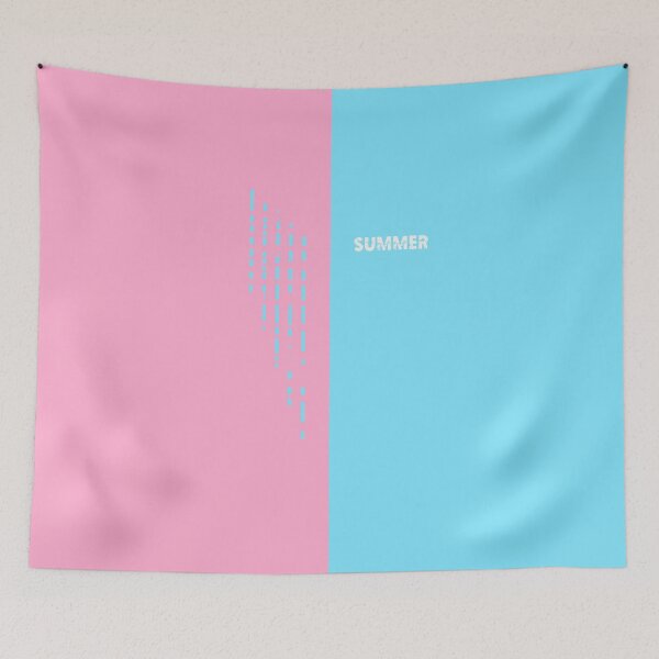Item preview, Summer blue and pink. Abstract designed and sold by ANVivid.