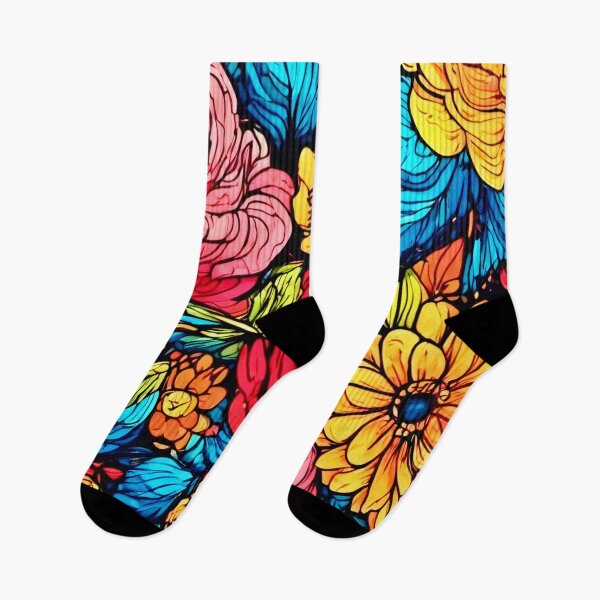 Item preview, Colorful Floral Bliss designed and sold by Health And Fitness Posts e-Store.