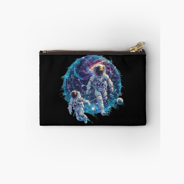 Item preview, Astronauts Floating Through the Cosmic Universe designed and sold by Artcurrents.