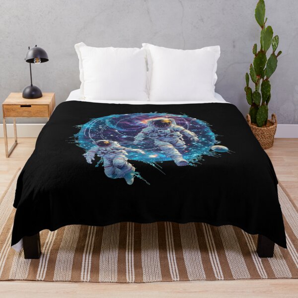 Item preview, Astronauts Floating Through the Cosmic Universe designed and sold by Artcurrents.