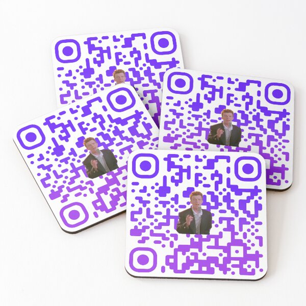 Item preview, 10 hours Rick Roll QR Sticker designed and sold by skapastudios.