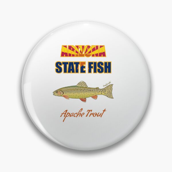 Artikelvorschau, Arizona State Fish - Apache-Forelle T-Shirt entworfen und verkauft von KaplanCrypto.