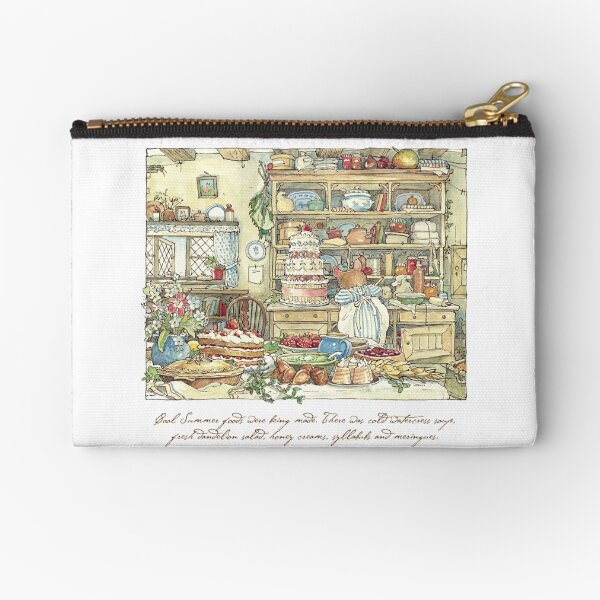 Making the wedding cake Zipper Pouch