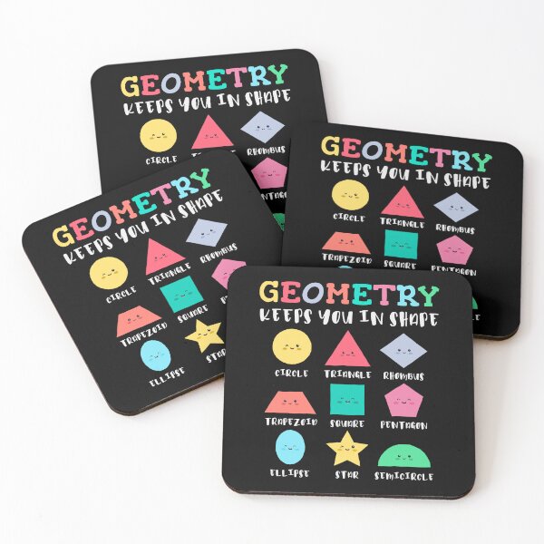 Item preview, Geometry Shapes with Positive Slogans designed and sold by HandicraftArt.