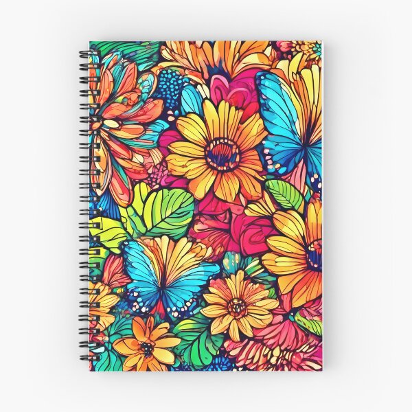 Item preview, Vibrant Butterfly Garden designed and sold by Health And Fitness Posts e-Store.