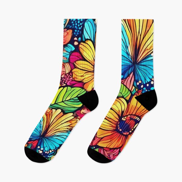 Item preview, Vibrant Butterfly Garden designed and sold by Health And Fitness Posts e-Store.