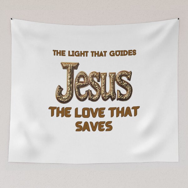 Item preview, "Jesus: The light that guides, the love that saves. designed and sold by bAIryBarn.