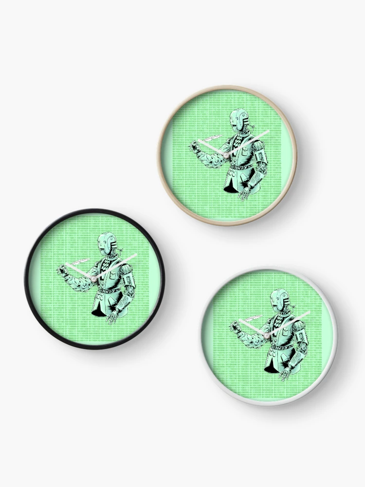 Thumbnail 3 of 4, Clock, When In The Course designed and sold by robothandsome.