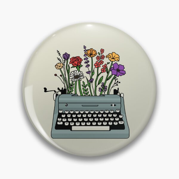 Item preview, Typewriter and flowers designed and sold by centlia.