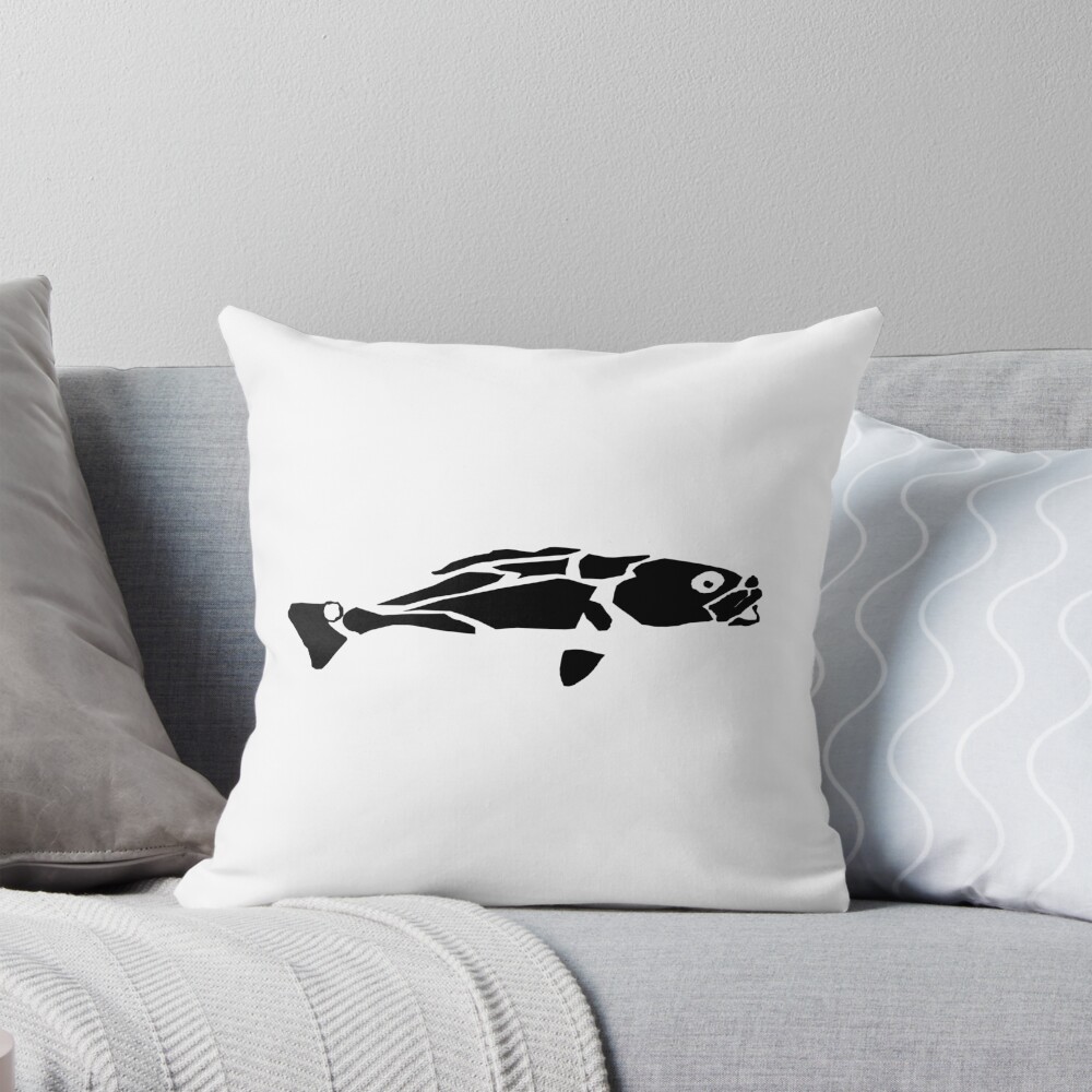 Item preview, Throw Pillow designed and sold by RedFishyTee.