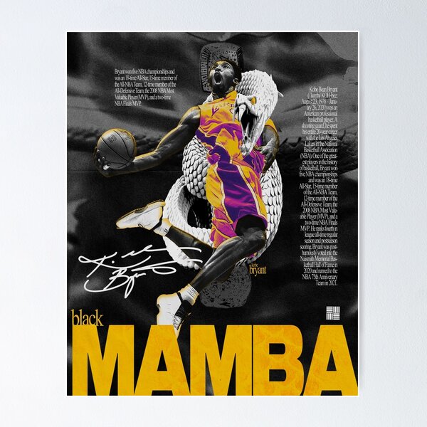 Artikel-Vorschau von SCHWARZE MAMBA - Kobe Bryant, designt und verkauft von parqxet.