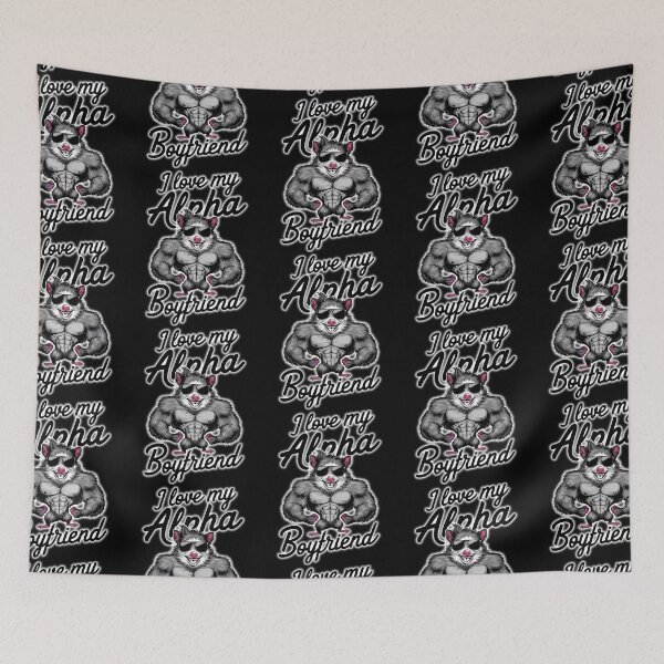 Item preview, I Love My Alpha Boyfriend designed and sold by ArtFeverShop.