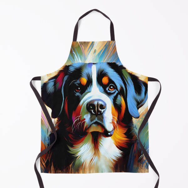 Item preview, Greater Swiss Mountain Dog Dog Acrylic Print Pet Portrait Pet Lovers designed and sold by Puppy Puzzles Plus.