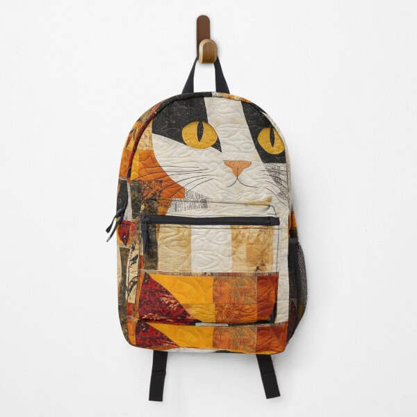 Item preview, Purrfectly Cozy Fall Quilt Like Cat Design designed and sold by WitsandWonders.