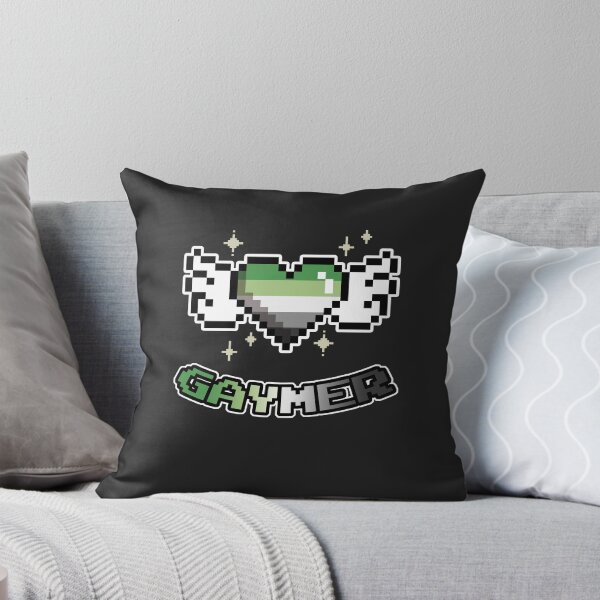 Item preview, Aromantic Gaymer LGBT Gaming Pride Flag designed and sold by Clara Hollins.