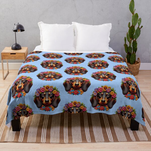 Item preview, Dachshund Pet Dog Floral Women Girls Flowers Dachshund Lover -  designed and sold by PurpleLoveStore.