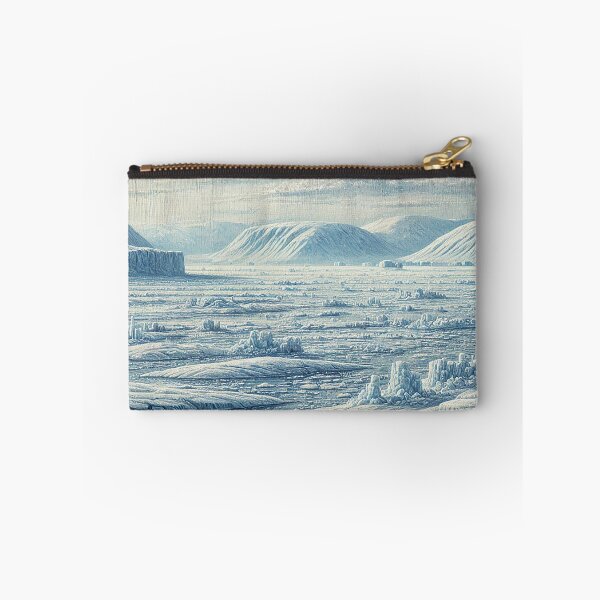 Item preview, Oil Painted Arctic Landscape with Mountains and Ice designed and sold by PsycheBrain.