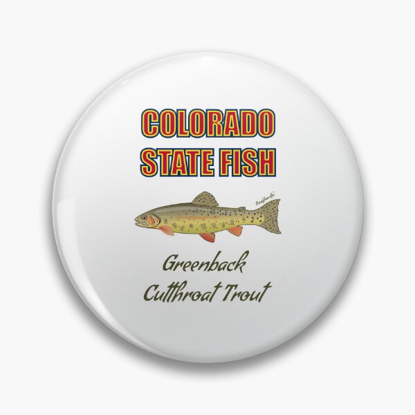 Item preview, Colorado State Fish - Greenback Cutthroat Trout T-Shirt designed and sold by KaplanCrypto.