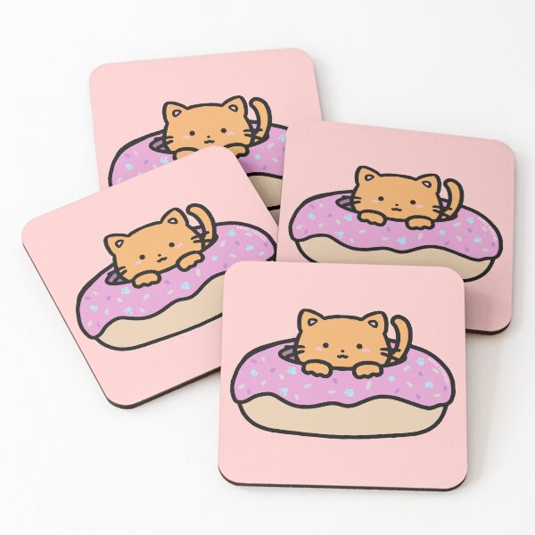 Item preview, Orange Donut Cat designed and sold by PonsuCreations.