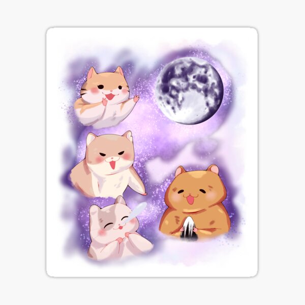 Item preview, Four Hamster Moon designed and sold by VisceraKing.