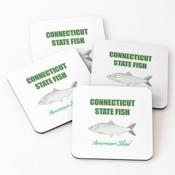 Item preview, Connecticut State Fish - American Shad T-Shirt designed and sold by KaplanCrypto.