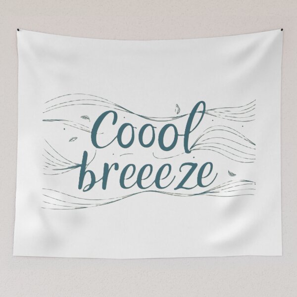 Item preview, Cool Breeze Typography Design designed and sold by merve02shop.
