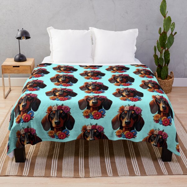 Item preview, Dachshund Pet Dog Floral Women Girls Flowers Dachshund Lover -  designed and sold by PurpleLoveStore.