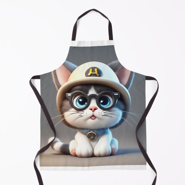 Item preview, Cute Cat Sitting with Hat and Glasses Cartoon Vector Icon Illustration designed and sold by hjian8219.