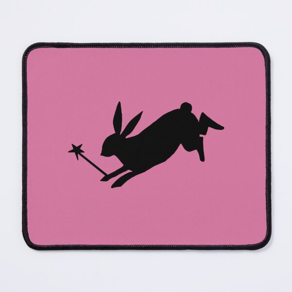 Item preview, Wand and a Rabbit Black Silhouette designed and sold by aestheticqueen.
