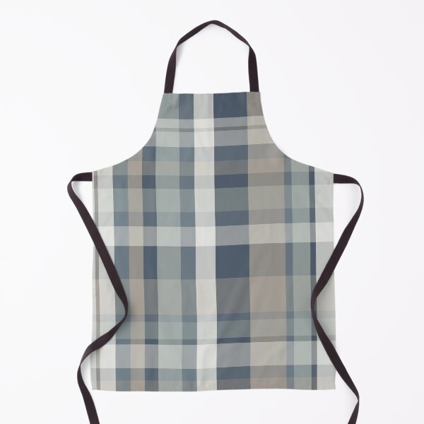 Item preview, Retro Modern Plaid Pattern in Neutral Blue Gray Taupe designed and sold by kierkegaard.