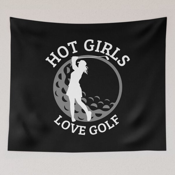 Item preview, Hot Girls Love Golf, White designed and sold by UNK-Fatigues.