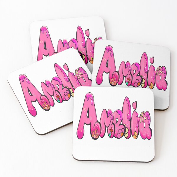 Item preview, Amelia in pink Popular Girls and womens Personalized Custom name Amelia designed and sold by Artonmytee.