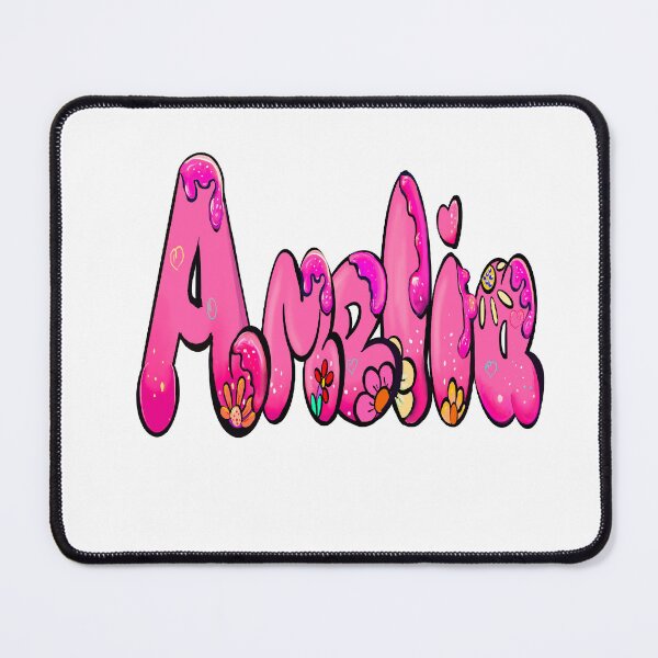 Item preview, Amelia in pink Popular Girls and womens Personalized Custom name Amelia designed and sold by Artonmytee.