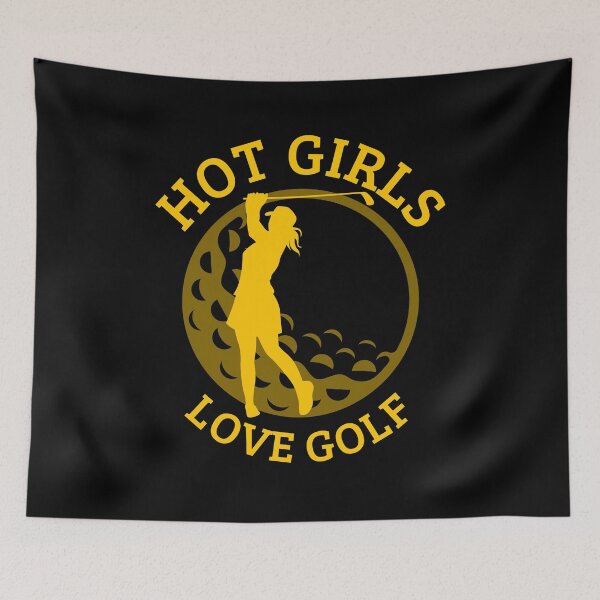 Item preview, Hot Girls Love Golf, Yellow designed and sold by UNK-Fatigues.