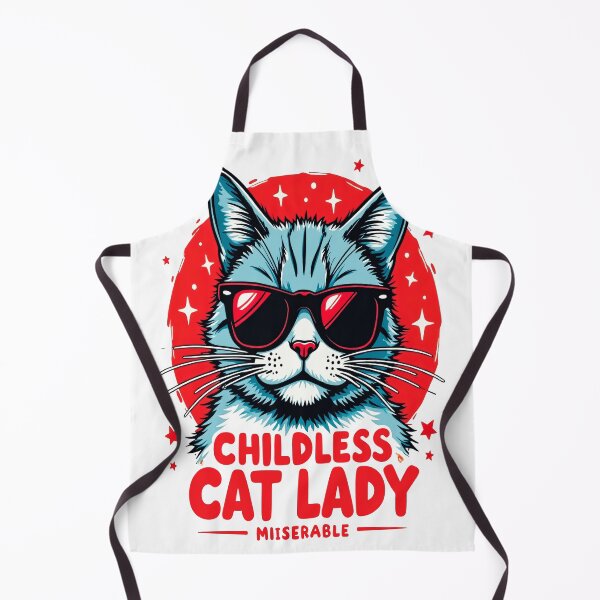 Item preview, Childless Cat Lady Feminist Voting, Ladies is Voting Kamala designed and sold by Mosaic-97.