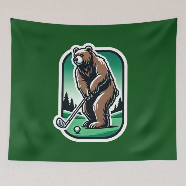 Item preview, Golfing Bear designed and sold by PinUpPizzazz.