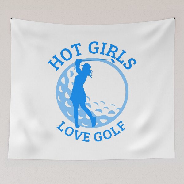 Item preview, Hot Girls Love Golf, Blue designed and sold by UNK-Fatigues.