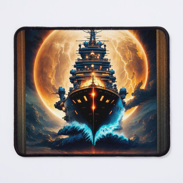 Item preview, Galactic Ghost Ship Of The Seas Haunting Legend AI Concept Art by Xzendor7 designed and sold by Xzendor7 Digital Art Creations.