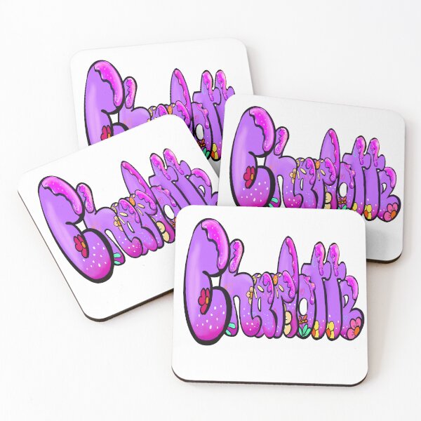 Item preview, Charlotte in purple Popular Girls and womens Personalized Custom name Charlotte designed and sold by Artonmytee.