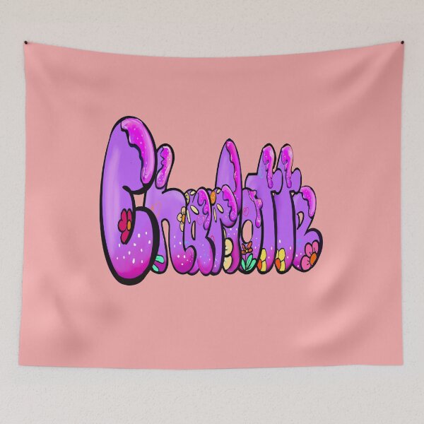 Item preview, Charlotte in purple Popular Girls and womens Personalized Custom name Charlotte designed and sold by Artonmytee.