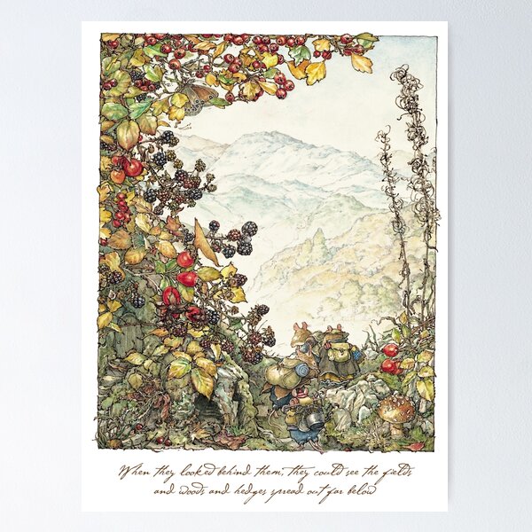 Surprise at Mayblossom cottage Art Print by Brambly Hedge - Pixels