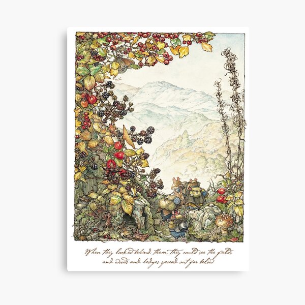 Walk to the High Hills Canvas Print