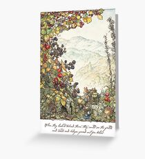 Walk to the High Hills Greeting Card
