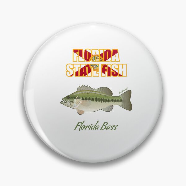 Item preview, Florida State Freshwater Fish - Florida Bass T-Shirt designed and sold by KaplanCrypto.