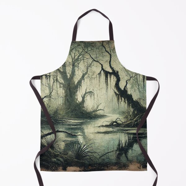 Item preview, Oil Painted Swamp Landscape designed and sold by PsycheBrain.