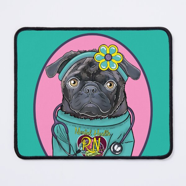 Item preview, Psych Nurse Puggy designed and sold by FivePugs.