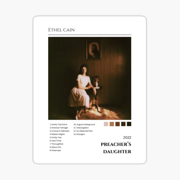 Item preview, Ethel Cain Preacher's Daughter Poster designed and sold by wallomintart.