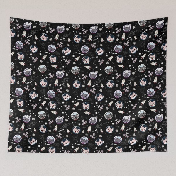 Item preview, Pets in Space on Black designed and sold by Jack-and-Winnie.