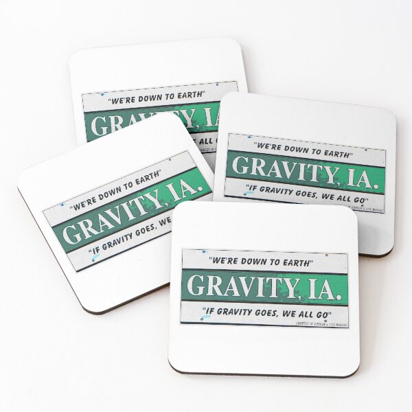 Item preview, Gravity, Iowa - We're Down to Earth! designed and sold by tmf222.