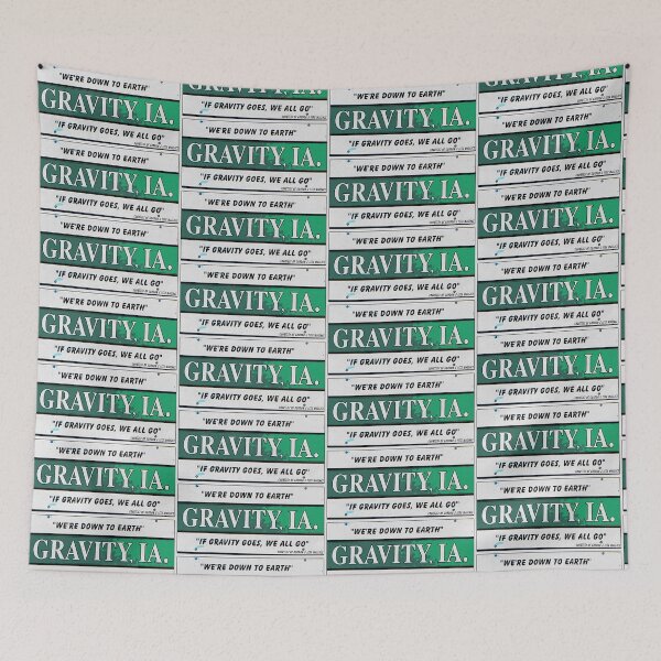 Item preview, Gravity, Iowa - We're Down to Earth! designed and sold by tmf222.